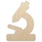 Microscope Biology Science Unfinished Wood Shape Piece Cutout for DIY Craft Projects